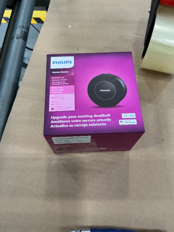 Photo 1 of Philips WiFi Smart Retrofit Lock - Matte Black