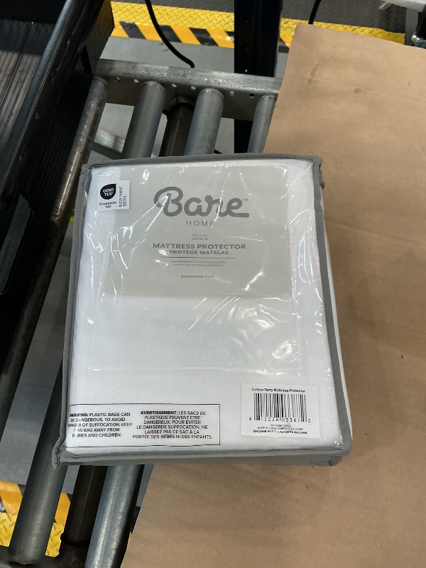 Photo 1 of Bare Home Waterproof Mattress Protector (Full XL, White)