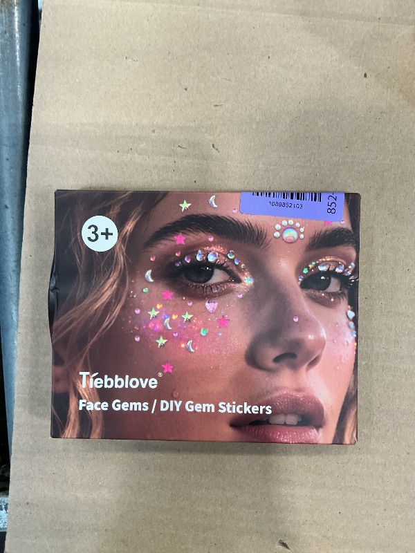 Photo 1 of Tiebblove Acrylic Gem Stickers, Multicolor