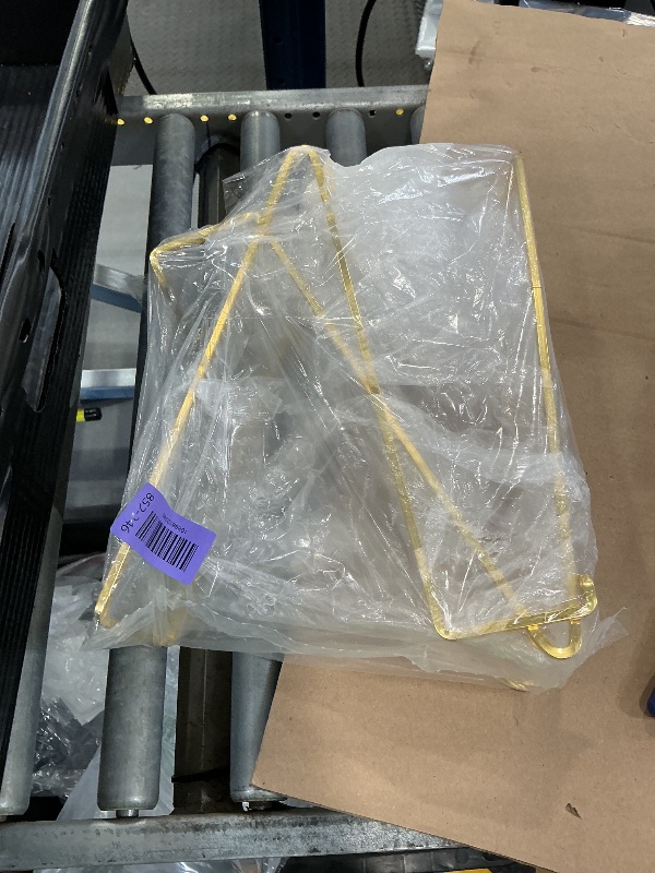 Photo 1 of DIDUDIDU Large Plate Holder Display Stand - 12 inch, Gold