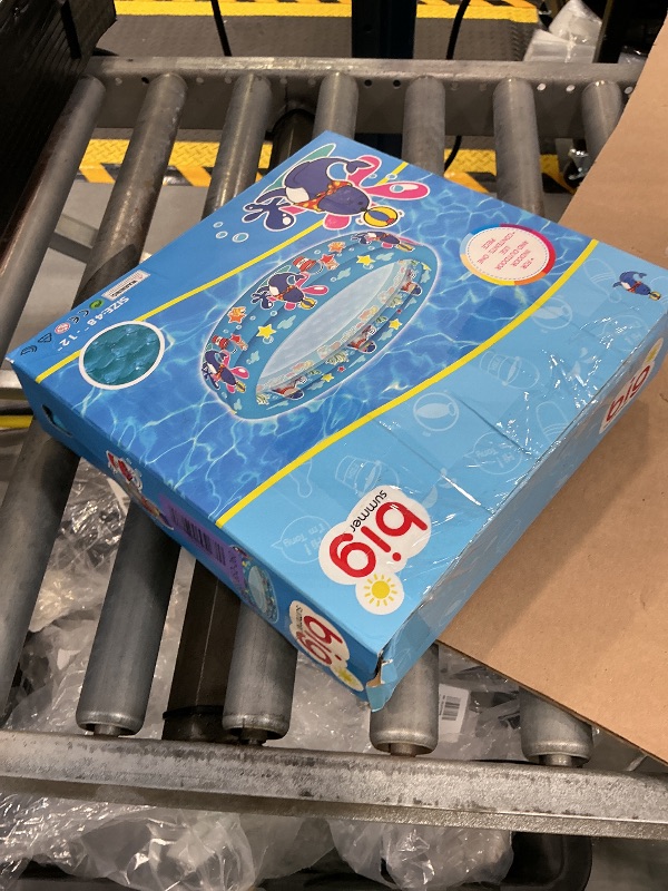 Photo 1 of Big Summer 3 Rings Kiddie Pool, 48"x12", Blue