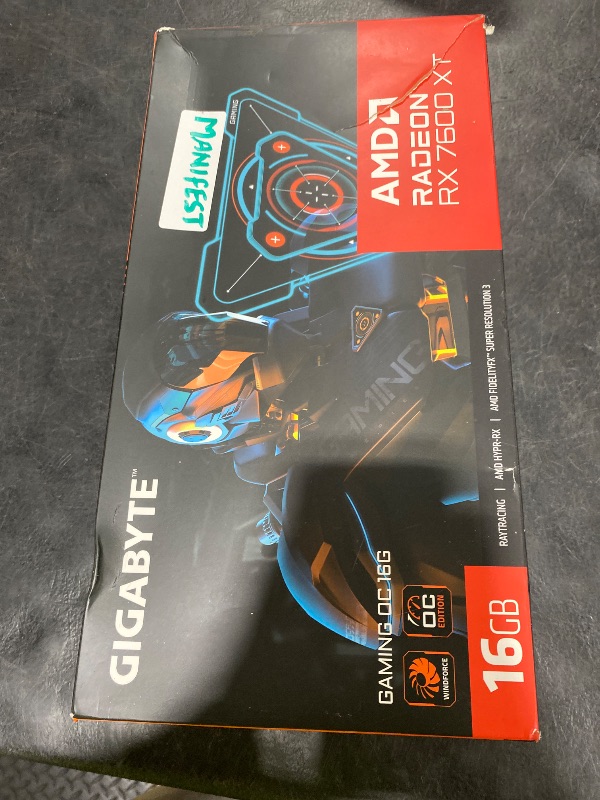 View 2 of GIGABYTE Radeon RX 7600 XT Gaming OC 16G Graphics Card