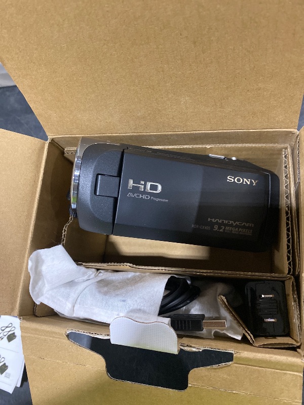 View 6 of Sony HDRCX405 HD Handycam Camcorder