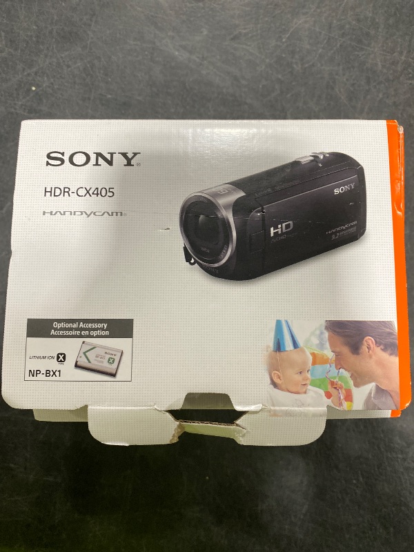 View 2 of Sony HDRCX405 HD Handycam Camcorder