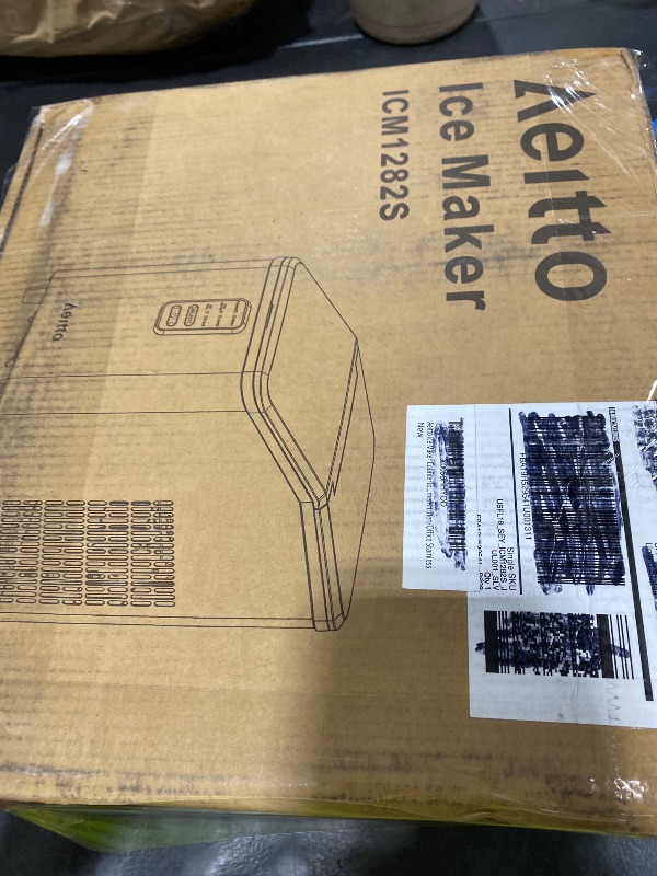 View 4 of Aeitto Countertop Ice Maker, 26lbs/24H