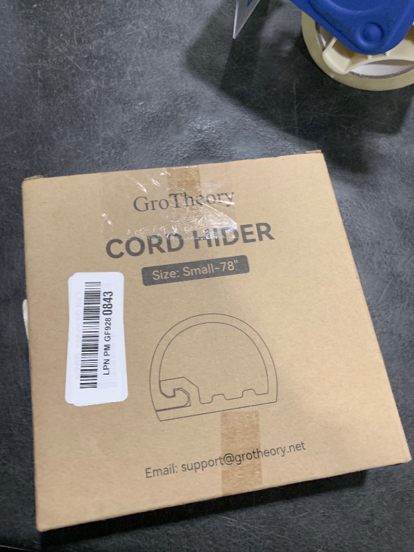 View 2 of GroTheory Cord Hider Cable Raceway, 78" White