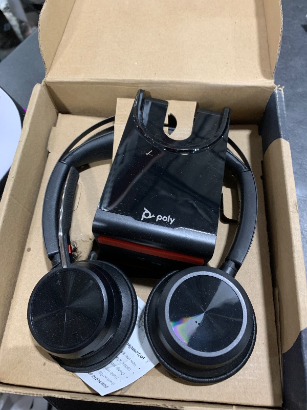 View 2 of Poly Voyager Focus 2 UC USB-C Headset with Stand