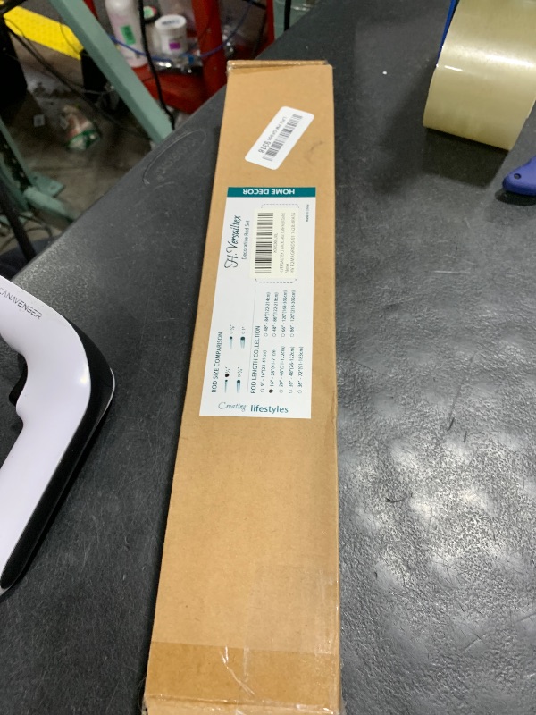 View 2 of H.VERSAILTEX Magnetic Curtain Rods 2 Pack