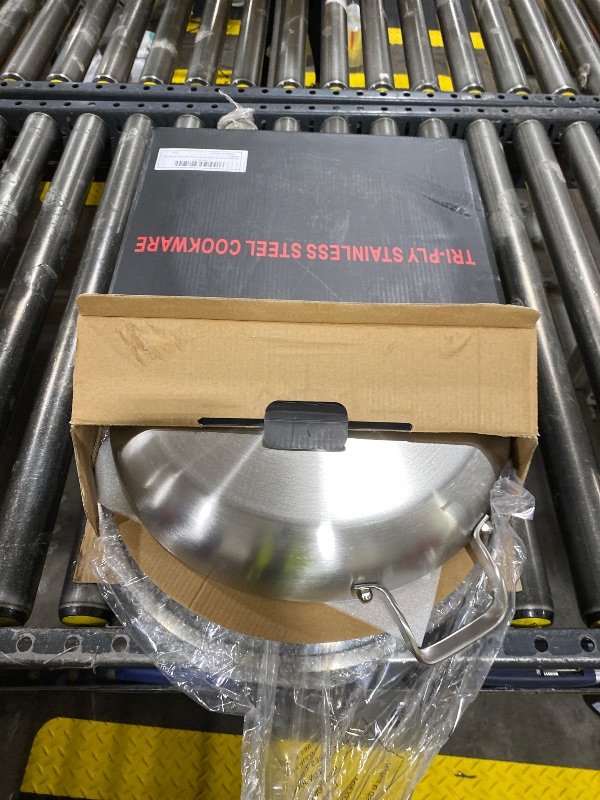 View 2 of Bzayeat 14 Inch Nonstick Ceramic Frying Pan with Lid