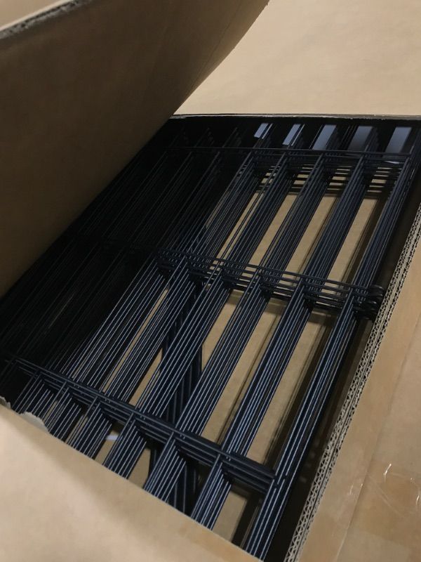 View 3 of Toolterritary 10 Panels No Dig Decorative Garden Fence, 48in(H) x 26.0ft(L), Dog Fence Outdoor for Yard - Rustproof Metal Animal Barrier Fencing for Patio, Flower Bed, Ideal for Dogs, Rabbits