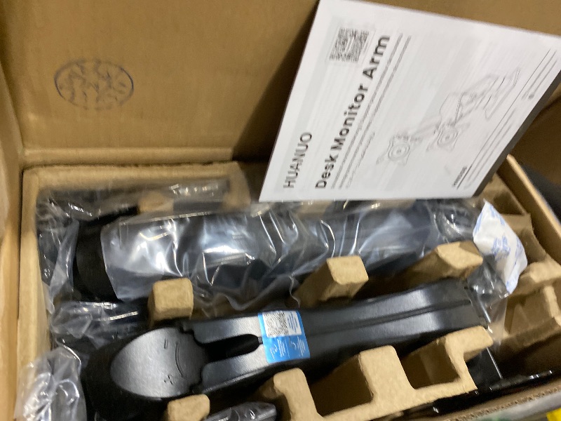 View 3 of HUANUO Dual Gas Spring Monitor Mount