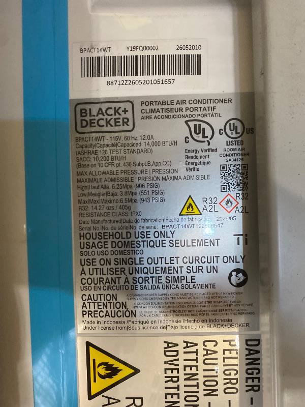 View 2 of BLACK+DECKER Smart Portable Air Conditioner, 14,000 BTU