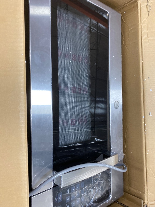 View 3 of GE 30" Over-the-Range Microwave 1.6 Cu. Ft., 1000W Stainless Steel