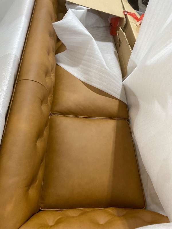 View 3 of POLY & BARK Essex 89" Leather Sofa