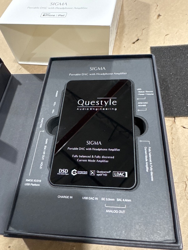 View 4 of Questyle Sigma Headphone Amplifier and DAC
