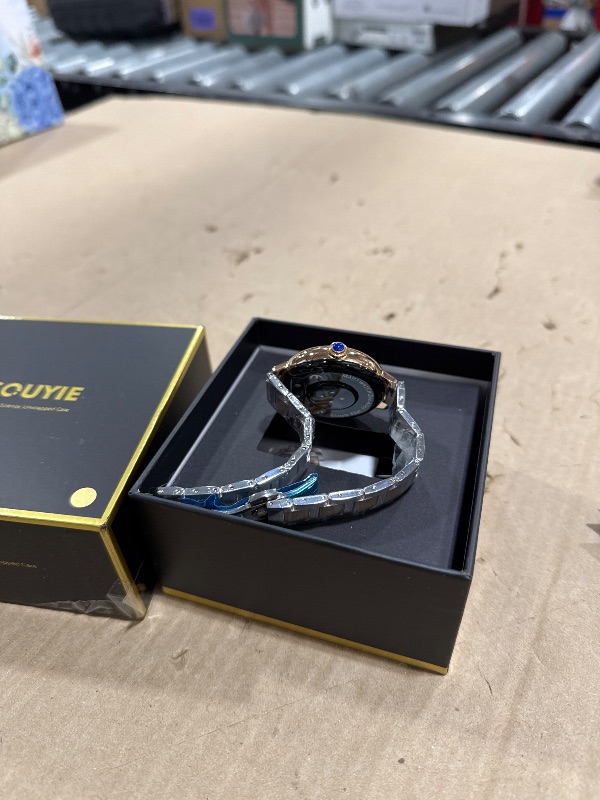View 3 of SOUYIE Smartwatch Women's Rose Gold AMOLED