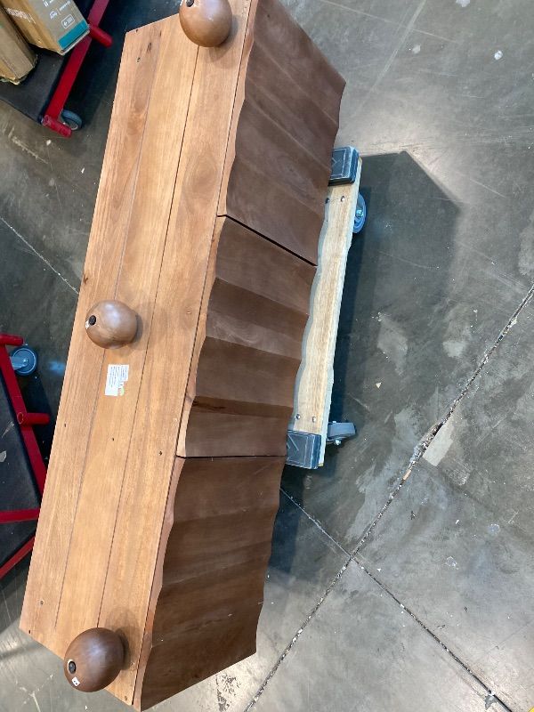 View 4 of **View Clerk Notes**Modway Sorren 54" Scalloped TV Stand in Walnut