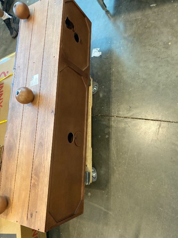 View 3 of **View Clerk Notes**Modway Sorren 54" Scalloped TV Stand in Walnut