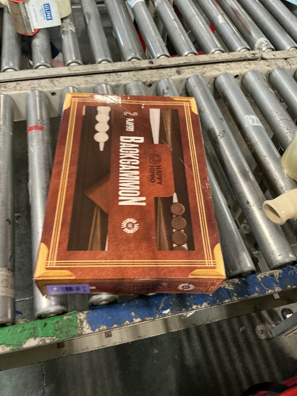 View 2 of [DAMAGED] Happy Hippo Backgammon Board Game
