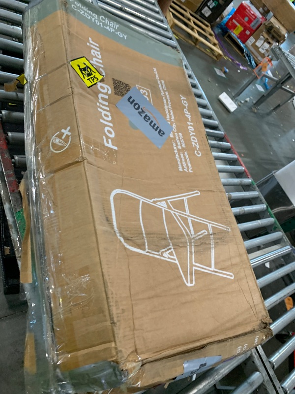 View 2 of [8 chairs only] DUMOS Folding Chairs, 12 Pack, Padded