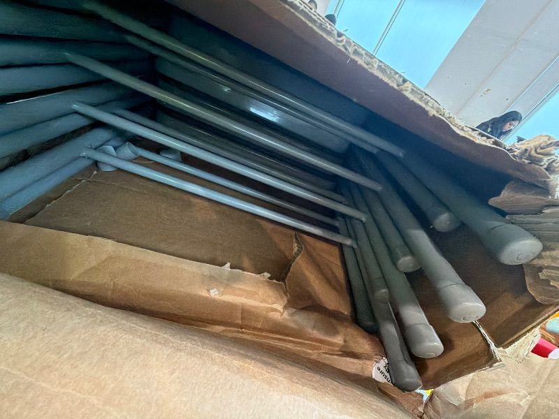 View 4 of [8 chairs only] DUMOS Folding Chairs, 12 Pack, Padded