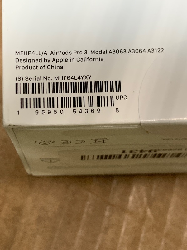 View 3 of [CONNECTION TROUBLE] Apple AirPods Pro 3 Wireless Earbuds with Active Noise Cancellation