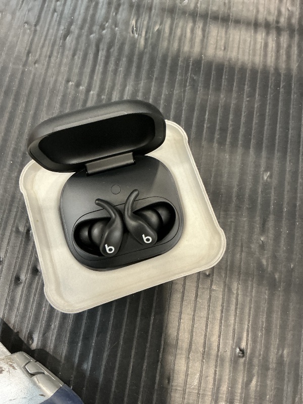 Photo 1 of Beats Powerbeats Fit Wireless Noise-Cancelling Earbuds - Jet Black