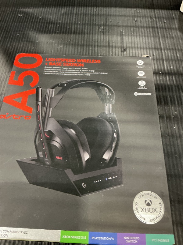 Photo 1 of Logitech G Astro A50 Multi-Platform Wireless Gaming Headset - Black