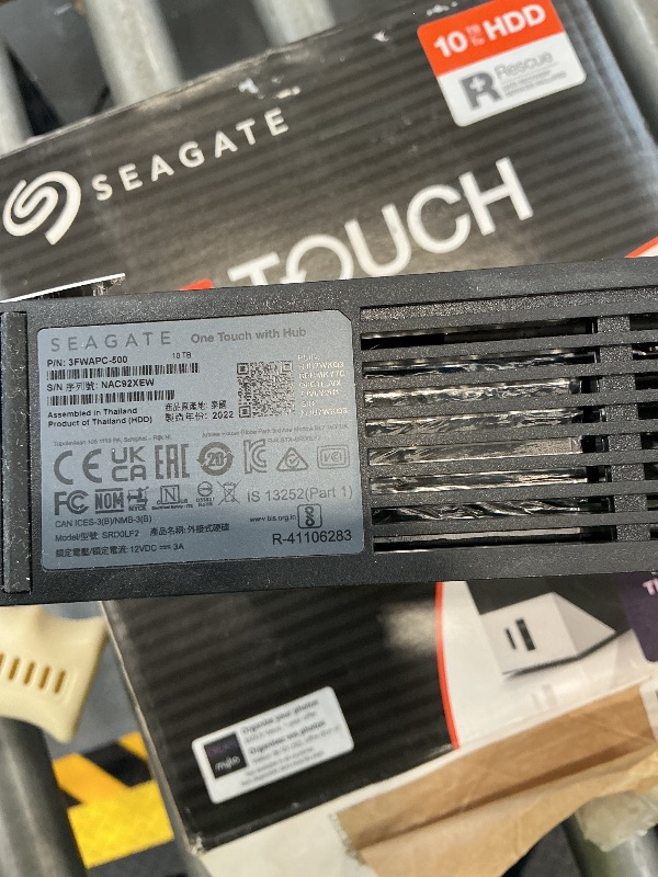 Photo 1 of Seagate One Touch Hub 10TB External Hard Drive