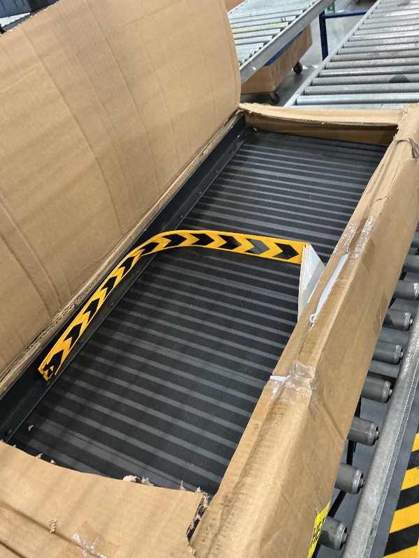 Photo 1 of FACHNUO Black Aluminum 6FT Wheelchair Ramp, All-Weather Use, Easy to Clean