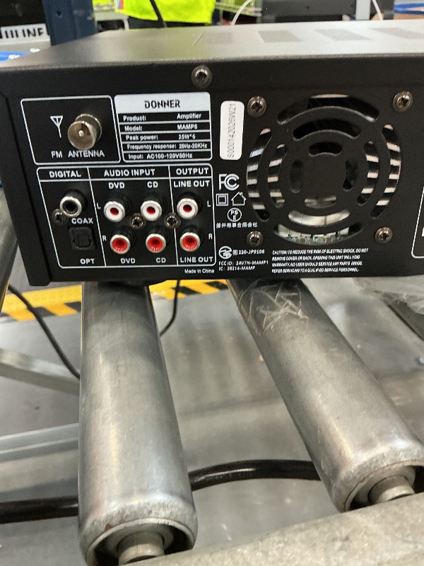 Photo 1 of Donner 1000W 6-Channel Stereo Receiver with Bluetooth 5.3