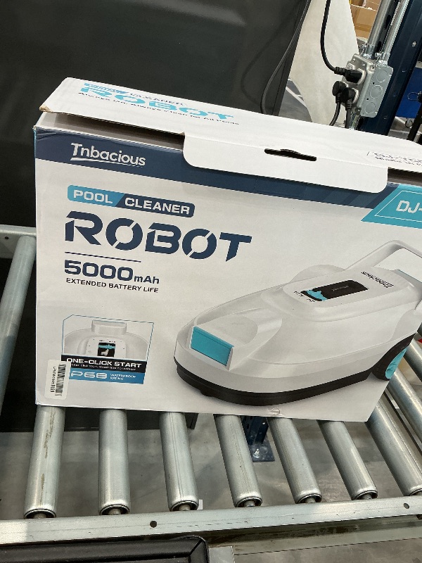 View 2 of NON-FUNCTIONAL. PARTS ONLY--------------------Tnbacious Robotic Pool Cleaner, Cordless Automatic Pool Vacuum