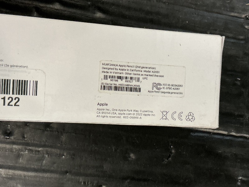 Photo 1 of Apple Pencil (2nd Generation) MU8F2AM/A