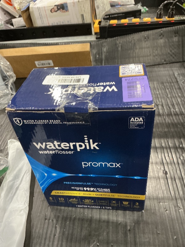 View 2 of Waterpik Promax Countertop Water Flosser, SmartAdvance, 10 Settings, 5 Tips