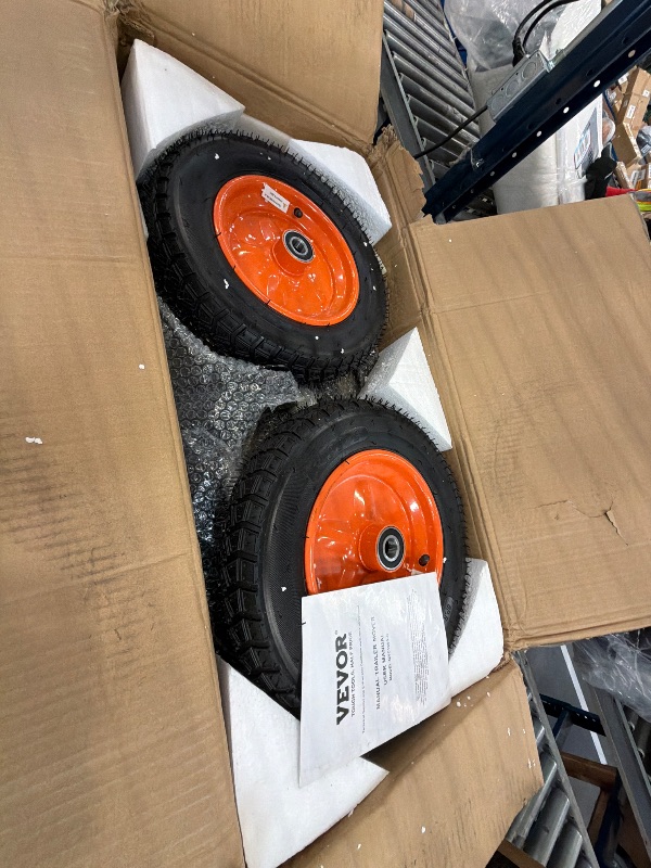 View 2 of VEVOR Trailer Dolly, 1500lbs Tongue Weight Capacity, 2 in 1 Trailer Mover with 2 in Ball, 16 in Pneumatic Tires