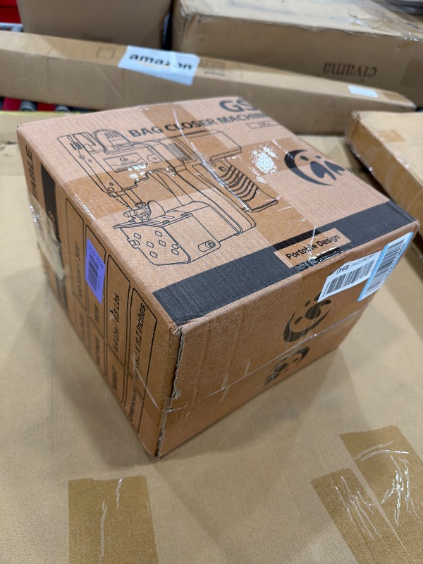 Photo 1 of Moonshan Cordless Bag Closing Machine 2s/bag Bag Sewing Machine Cordless Portable Bag Sewer 8.1Lbs Automatic Woven Bag white