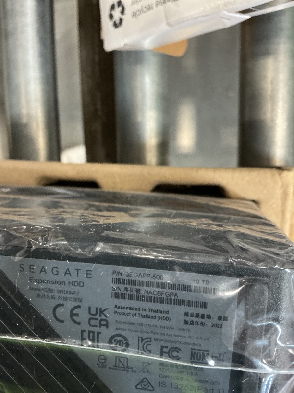 Photo 1 of Seagate Expansion 18TB External Hard Drive