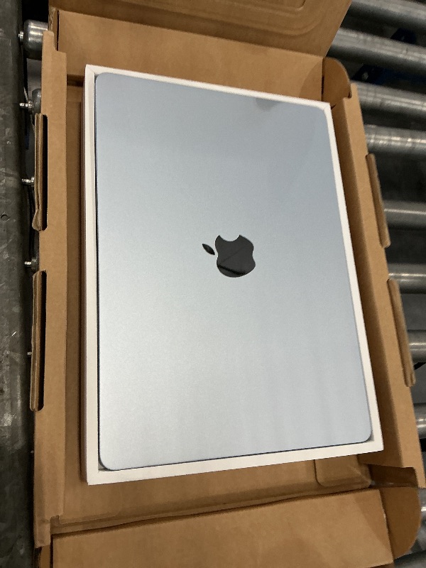 Photo 1 of Apple 2025 MacBook Air 13-inch Laptop with M4 chip: Built for Apple Intelligence, 13.6-inch Liquid Retina Display, 16GB Unified Memory, 256GB SSD Storage, 12MP Center Stage Camera, Touch ID; Sky Blue
