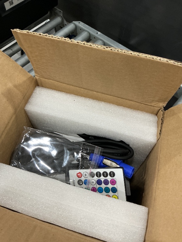 Photo 1 of HOLDLAMP Rechargeable Uplights, 6x18W RGBWA+UV LED Stage Lights