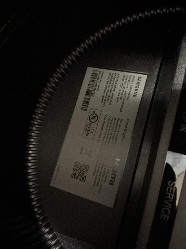Photo 1 of Samsung 32" Odyssey G55C QHD 165Hz 1ms Curved Gaming Monitor
