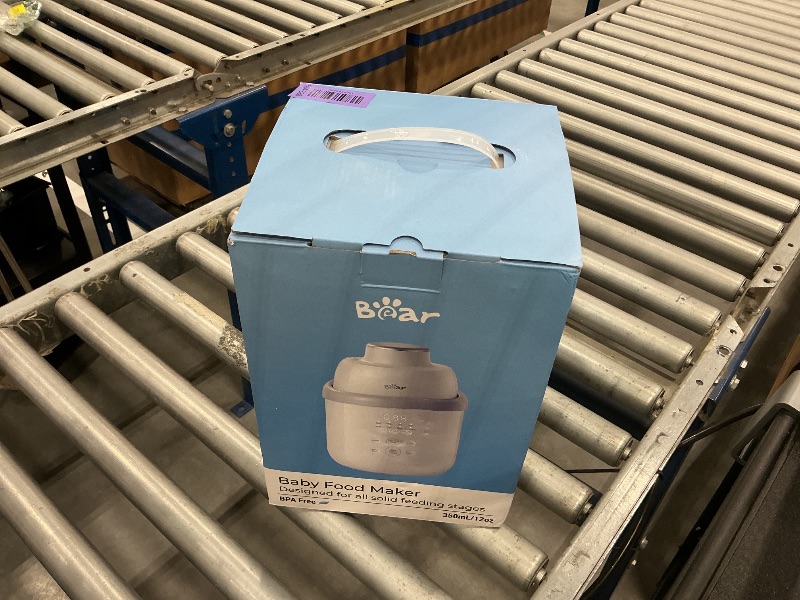 View 3 of Bear Stainless Steel Baby Food Maker Processor, NutriEase 3-Stage Texture