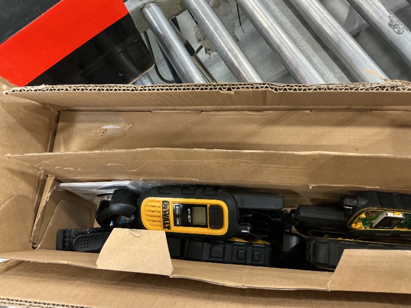 View 3 of DEWALT DXFRS800 FRS Walkie Talkies Long Range, 2W, 6 Pack with Gang Charger