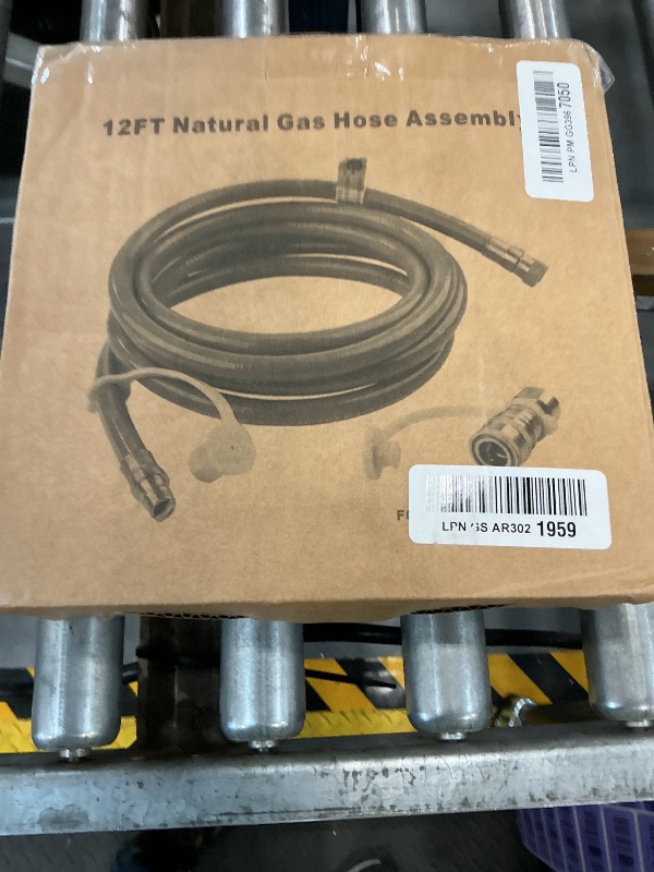 Photo 1 of GASPRO 12ft Natural Gas Hose - 3/8" Quick Connect