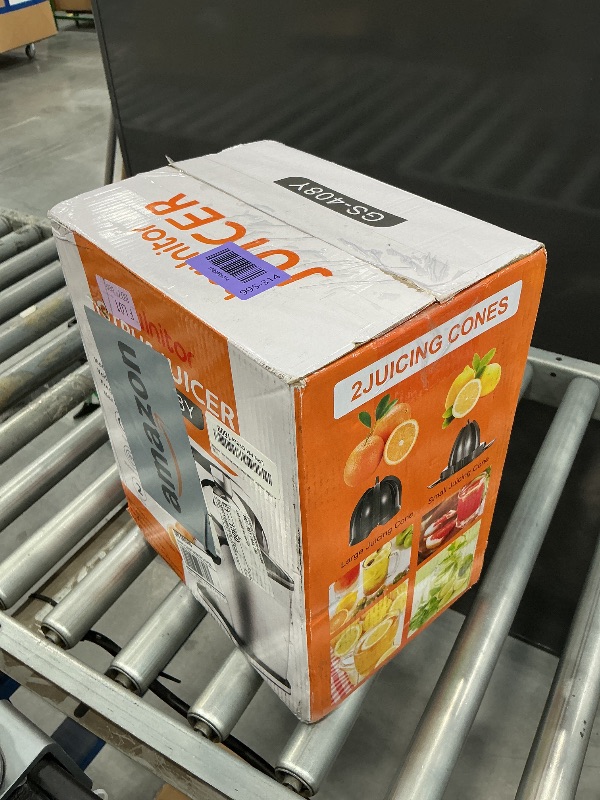 View 2 of Healnitor Electric Citrus Juicer, 150W Stainless Steel