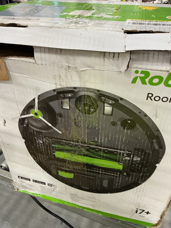 View 3 of NON-FUNCTIONAL. PARTS ONLY--------------------------------iRobot Roomba i7+ Robot Vacuum