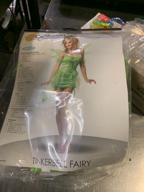 Photo 1 of California Costumes Tinkerbell Fairy Costume - Green, Small