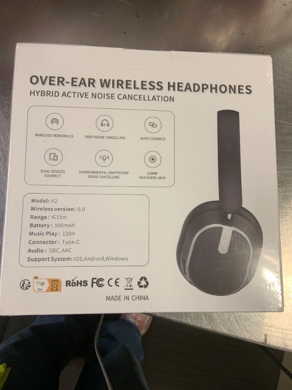 View 3 of MMWOWARTS Hybrid Active Noise Cancelling Bluetooth Headphones