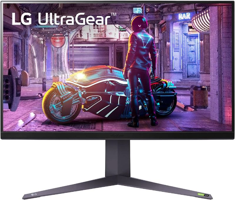 Photo 1 of LG Ultragear FHD 32-Inch Gaming Monitor 32GN50R, VA 5ms (GtG) with HDR 10 Compatibility, NVIDIA G-SYNC, and AMD FreeSync Premium, 165Hz, Black