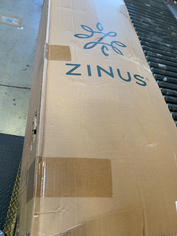 Photo 1 of Zinus 12 Inch King Green Tea Memory Foam Mattress, Medium Firm Feel