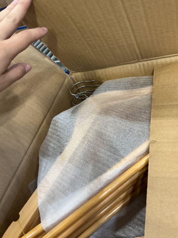 View 2 of Proman Products Wooden Hangers - 50 Pack